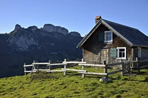 Almhuette, Alp Sigel, Alpstein