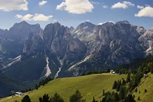 Alpine mountains landscape, Italian Dolomites