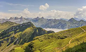 Alpine panorama Fronalpstock, Switzerland