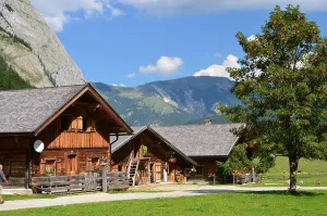 Alpine village, Alpine huts, Eng-Alm