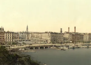 Alster Arcades in Hamburg, Germany