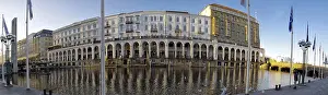 Alsterarkaden Hamburg Panorama