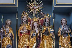 Category Historic EN Prints: Side altar with Christian figures