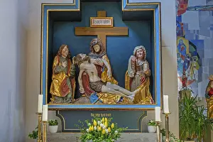 Category Historic EN Prints: Side altar with the Deposition of Christ