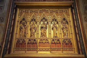 Altar of the pilgrimage church Marienbasilika in Kevelaer