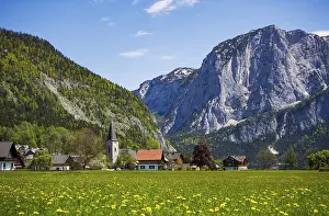 Category Mountain Landscapes Prints: Altausseersee Altaussee with trisselwand