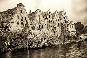 Alte alzspeicher, Luebeck, Germany