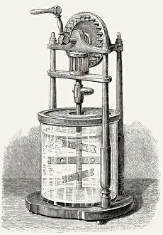 Alte Eisenbatterie, 19. Jahrhundert