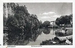 Altfriesack, Schleuse