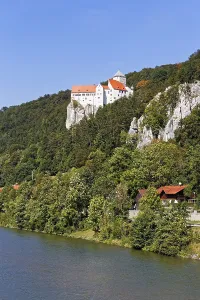 The Altmuhl River and Prunn Castle