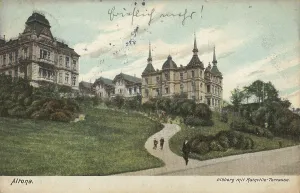 Altona, Hamburg, Germany, postcard text
