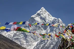 Ama Dablam, the well-known mountaineering peak in the Everest Region
