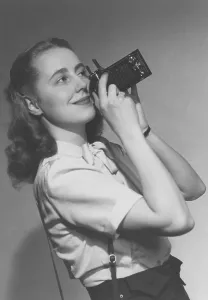 Amateur photographer in the 1940s