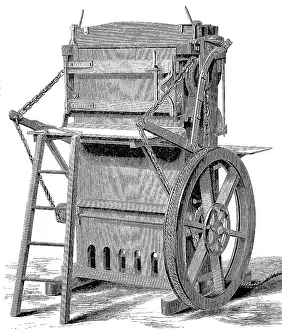 American baler for pressing loose products such as cotton