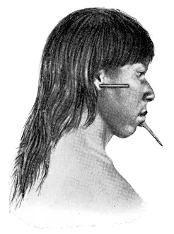 American peoples. Portrait of Karaja
