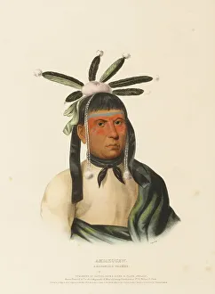 Amiskquew. A Menominie Warrior (1843)