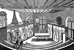 Anatomical theater in the university of Altdorf
