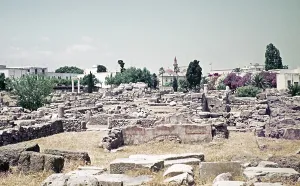Ancient Agora of Kos, archaeological site, Kos, Greece 1970s
