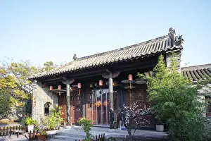 Framed Print : Ancient architectural complex of the Chen Family Mansion in Shangqiu Ancient City was a private residence during Framed Print : Ancient architectural complex of the Chen Family Mansion in Shangqiu Ancient City was a private residence during