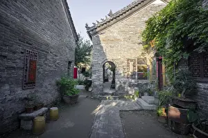 Framed Print : Ancient architectural complex of the Chen Family Mansion in Shangqiu Ancient City was a private residence during