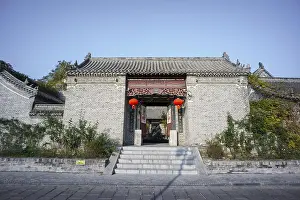 Framed Print : Ancient architectural complex of the Chen Family Mansion in Shangqiu Ancient City was a private residence during Framed Print : Ancient architectural complex of the Chen Family Mansion in Shangqiu Ancient City was a private residence during