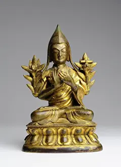 Category Buddhism Prints: Ancient Buddha sculpture, bronze