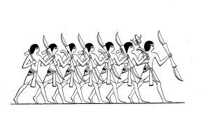 Ancient Egypt, Egyptian Troops of the Ramesside Period