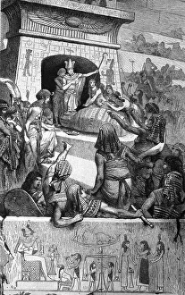 Ancient Egyptian court held for the late King