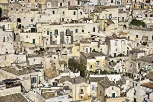 Detail of the ancient houses of Matera in southern Italy