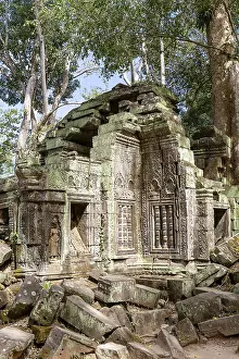 Ancient remains of Ta Prohm temple