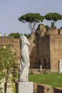 Ancient ruins in Roman Forum, Rome