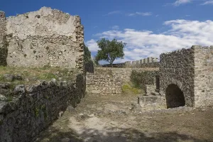 Angelokastro Castle on Corfu, Greece