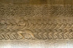 Angkor Wat was built for King Suryavarman II (ruled 1113-50)