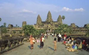 Angkor Wat was built for King Suryavarman II (ruled 1113-50)