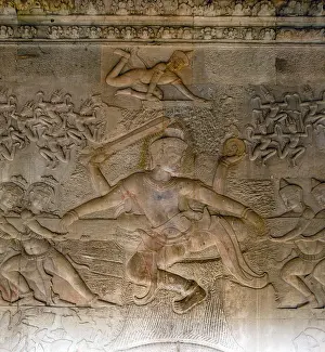 Angkor Wat was built for King Suryavarman II (ruled 1113-50)