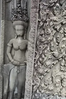Framed Print : Angkor Wat, the most famous archaeological site in Cambodia