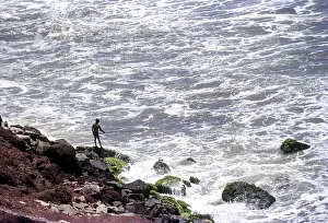 Angling Arabian sea, Varkala Beach
