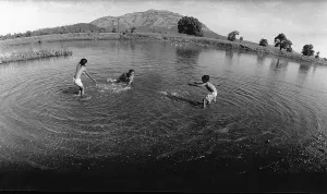 Anju, Shanta & Deepak, Vajareshwari, Maharashtra, India, Asia, 1964, Asia