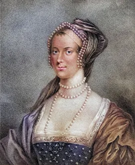 Anne Boleyn, auch genannt Bullen 1507-1536 Zweite Ehefrau von Heinrich VIII