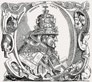 Anti-Catholic Pope caricature by Tobias Stimmer