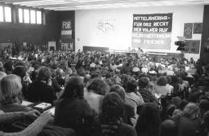 At an anti-intervention congress in 1982