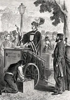 Anti-nicotine pipe merchant, demonstration by Claude Cotte