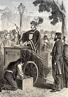 Anti-nicotine pipe merchant, demonstration by Claude Cotte