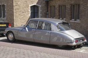Antique Citroen at Korte Burg near Abbey