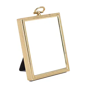 Antique frame with portrait of a woman