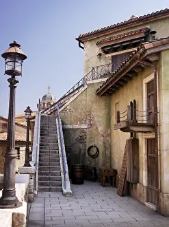 Antique old house in Italian architecture style