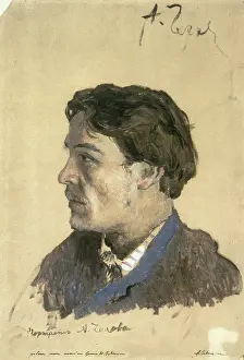 Anton Chekhov (1860-1904), Portrait of Levitans