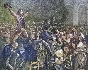 Application in the Palais Royal by Camille Desmoulins