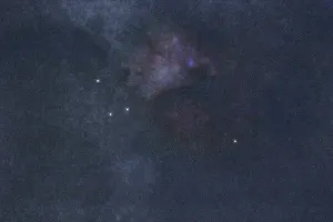 Apus star constellation, Night sky
