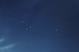 Apus star constellation, Night sky